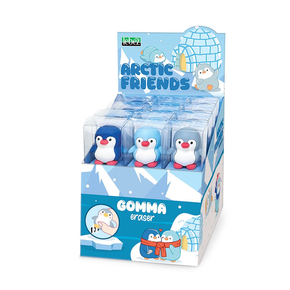 lebez-gomme-3d-arctic-friends-display-24-pz image 1