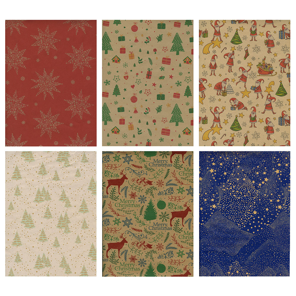 lebez-carta-regalo-natale-kraft-in-rotolo image 2