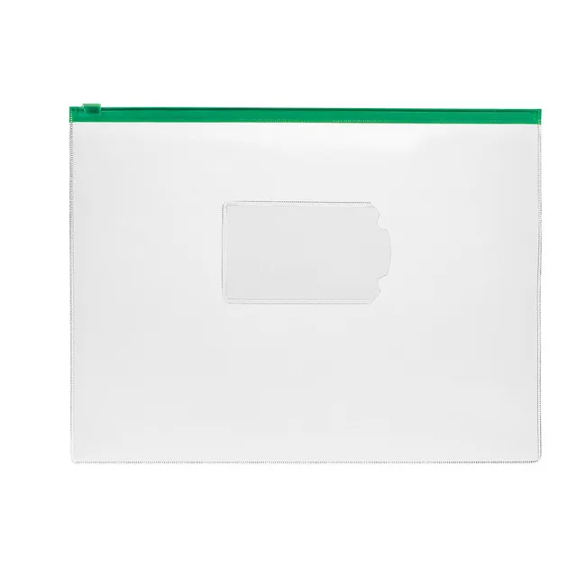 lebez-busta-documenti-pvc-con-zip-29x21-cm image 1