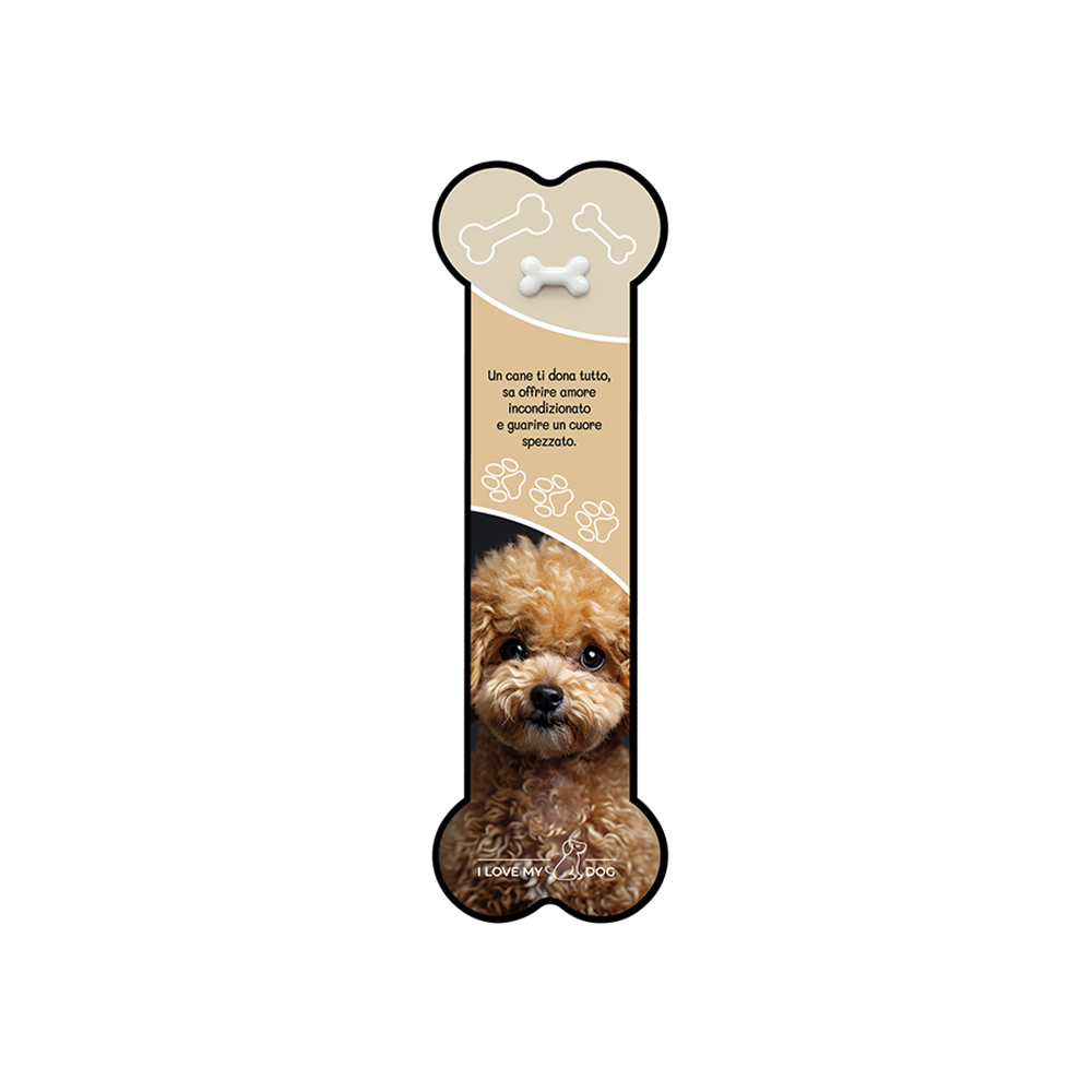 lebez-segnalibro-i-love-my-dog-in-cartoncino-con-charms image 6