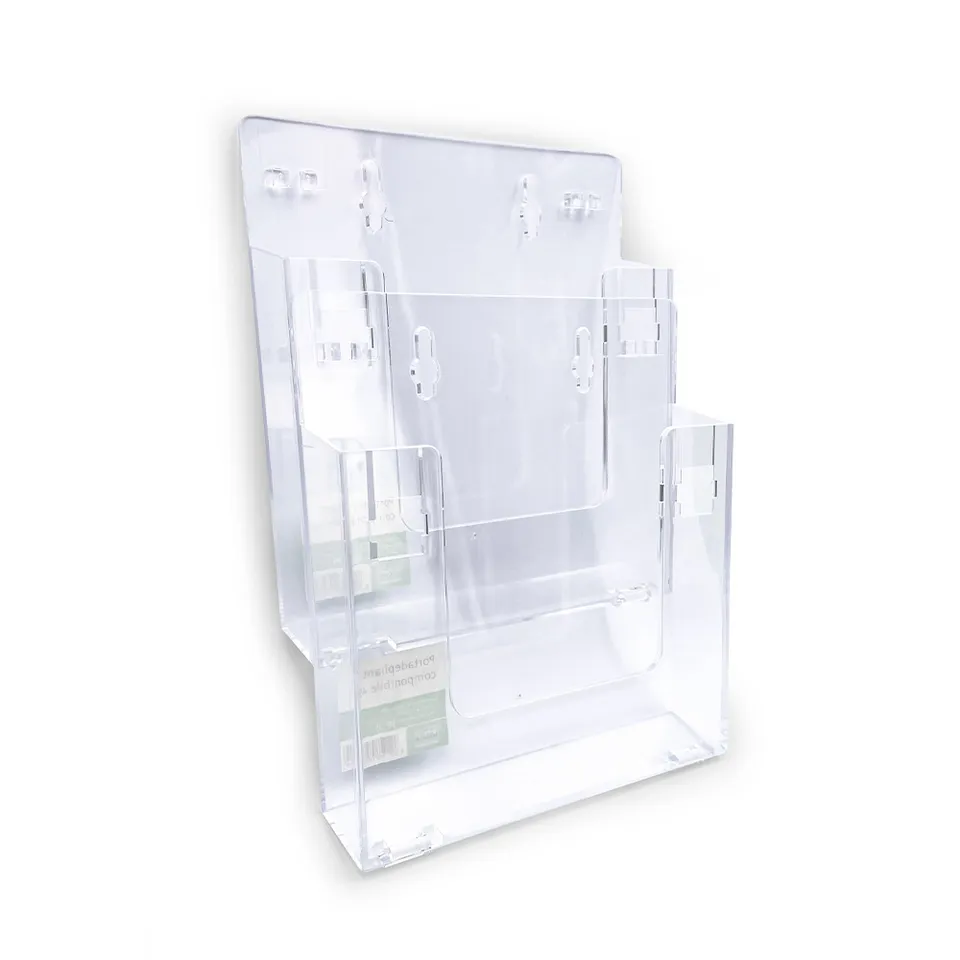 lebez-portadepliant-a5-componibile-1-modulo-16-5x18-5-cm-in-ps-da-muro image 1