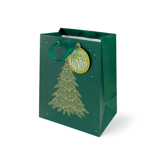 lebez-shopper-in-carta-opaca-christmas-tree-19-7x24-5x11-1-cm-con-biglietto image 1