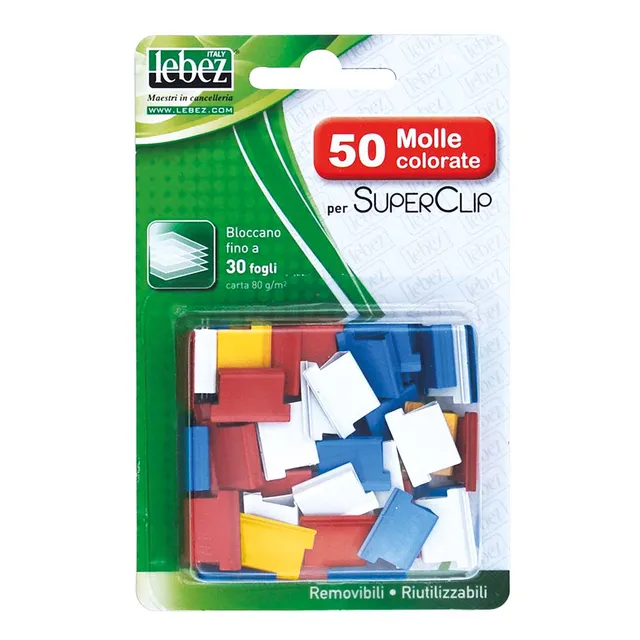 lebez-molle-colorate-in-metallo-per-sparamolle-blister-50-pezzi image 1