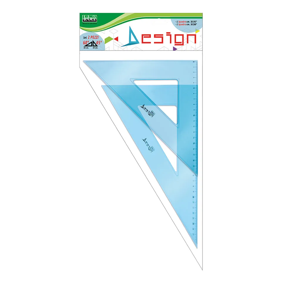 lebez-set-2-squadre-30-cm-45-e-60-in-busta-appendibile image 1
