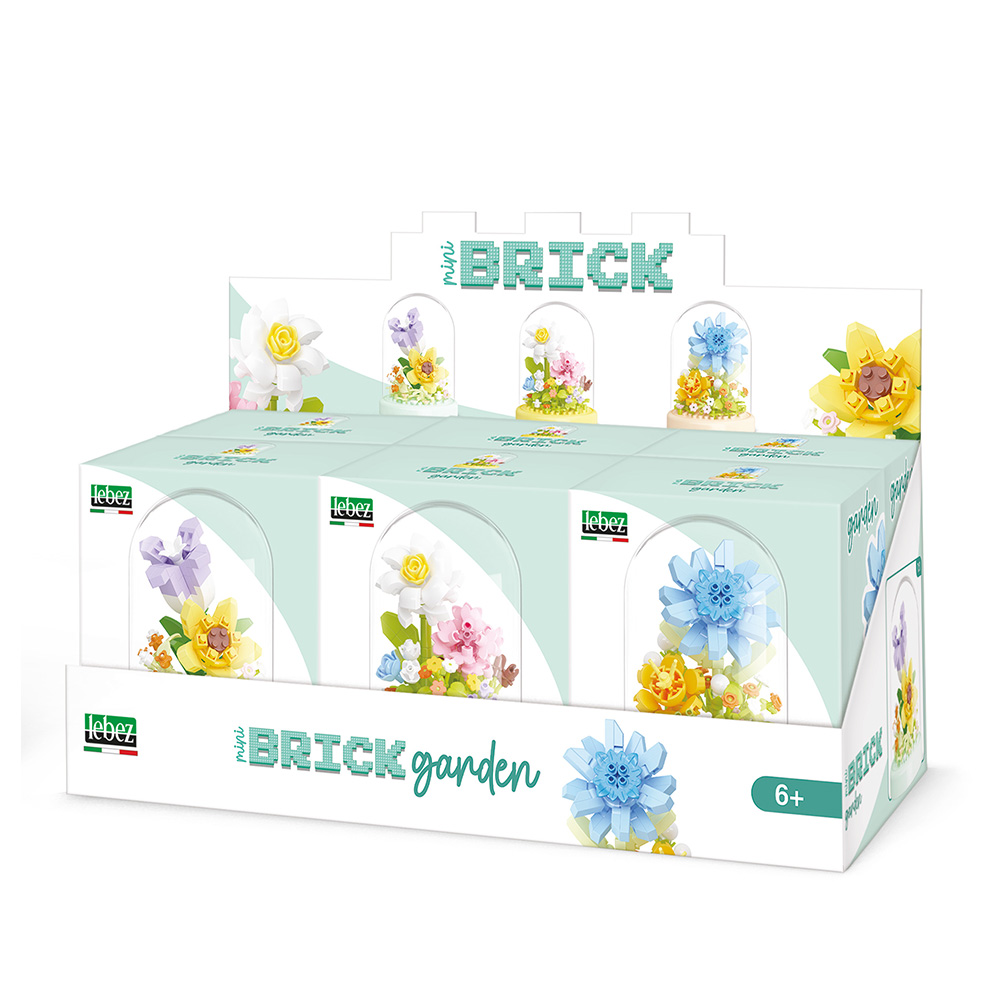 lebez-garden-mini-bricks-espositore-6-set-costruzioni image 1