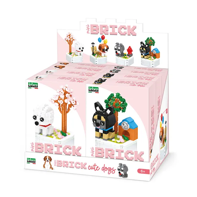 lebez-mini-brick-cute-dogs-set-costruzioni image 1