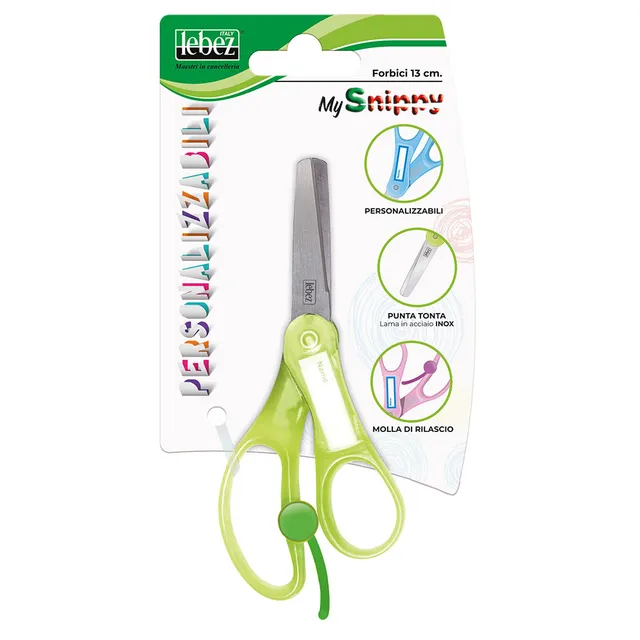 lebez-forbici-13-cm-sforzo-ridotto-lama-inox-con-portanome image 1