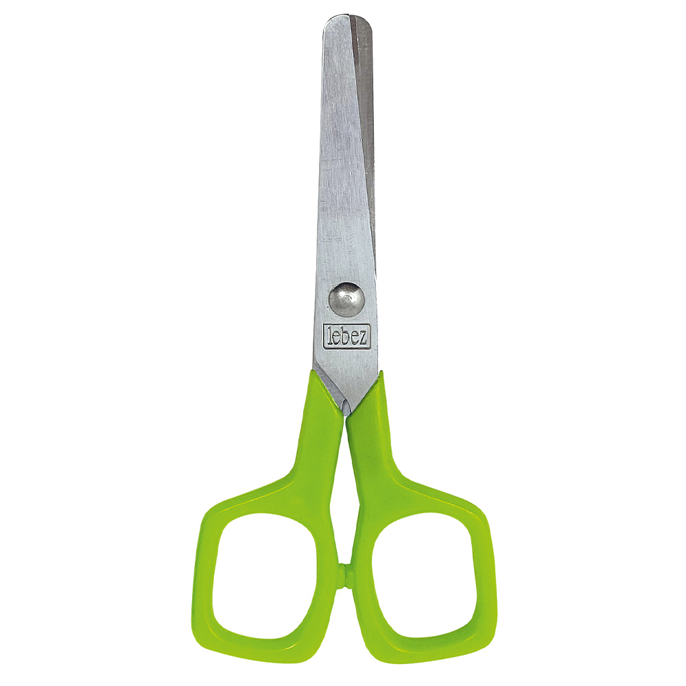 lebez-forbici-bimbi-11-cm-punta-tonda-inox-barattolo-30-pezzi image 2