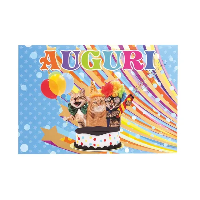 lebez-regalmente-biglietto-augurale-cuccioli-oro-con-busta image 1