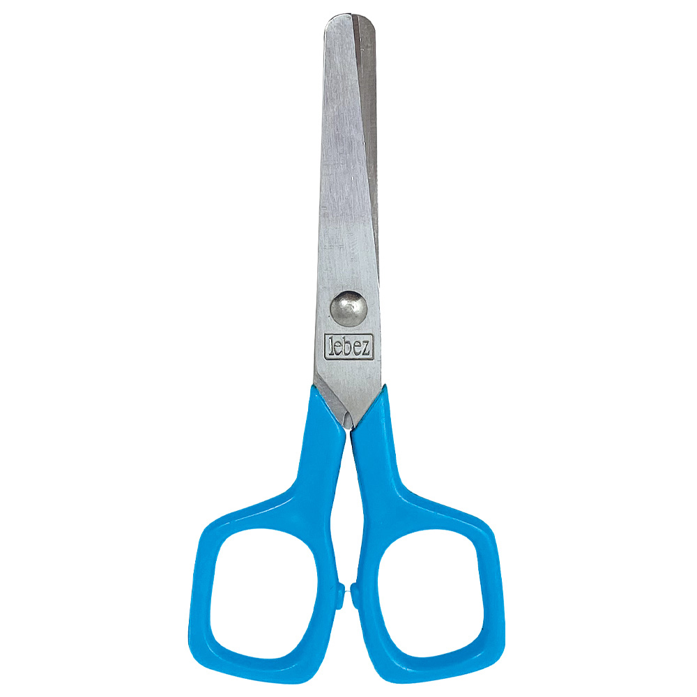 lebez-forbici-bimbi-11-cm-punta-tonda-inox-barattolo-30-pezzi image 1