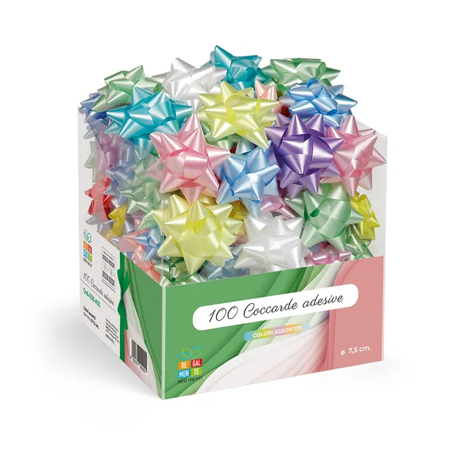lebez-pastel-fiocchi-adesivi-50-mm-scatola-250-pezzi-8-colori image 1