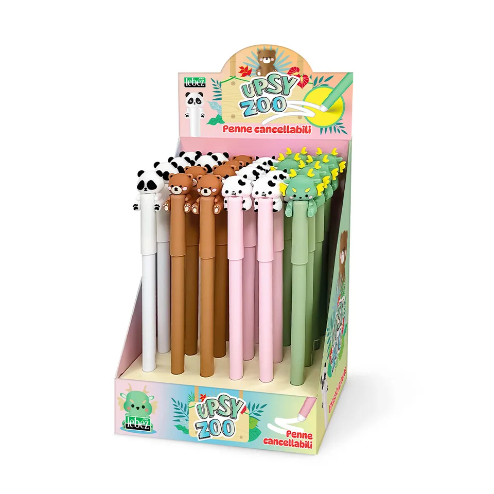 lebez-upsy-zoo-penna-cancellabile-4-design-assortiti image 1