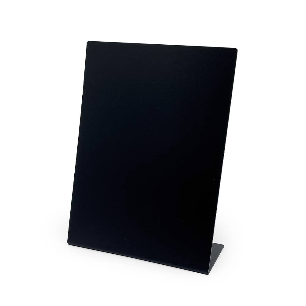 lebez-stand-base-l-nero-2-mm-scrivibile-con-gessetto-espositore-da-tavolo image 3