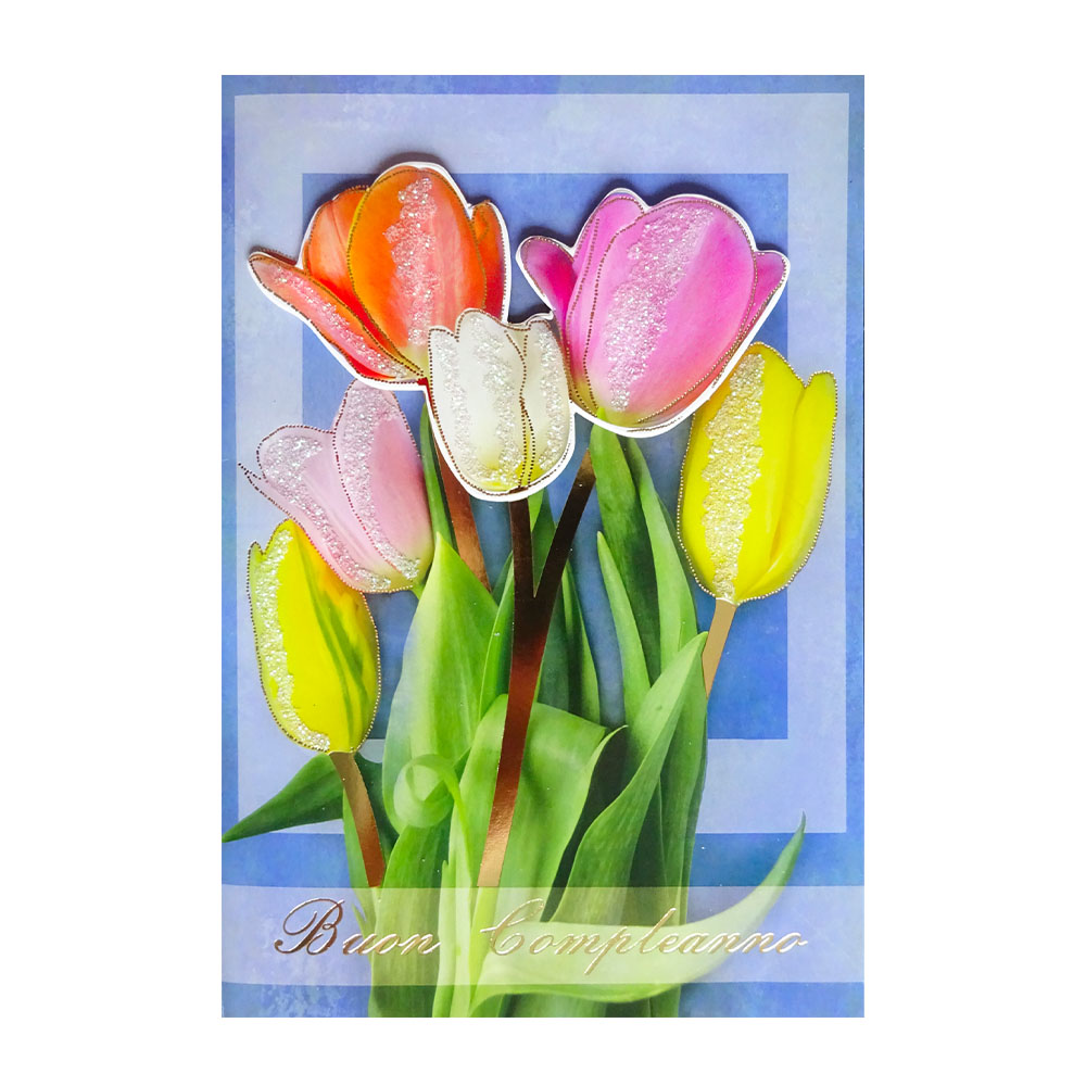lebez-biglietto-compleanno-fiori-glitterato-con-busta-biglietto-augurale image 6