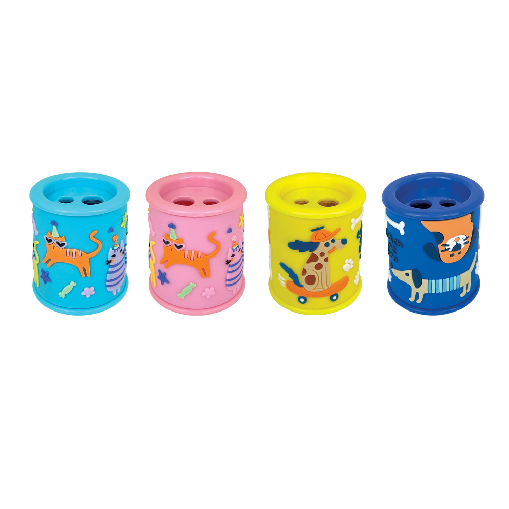 lebez-groovy-things-3d-temperamatite-2-fori-cats-dogs image 2