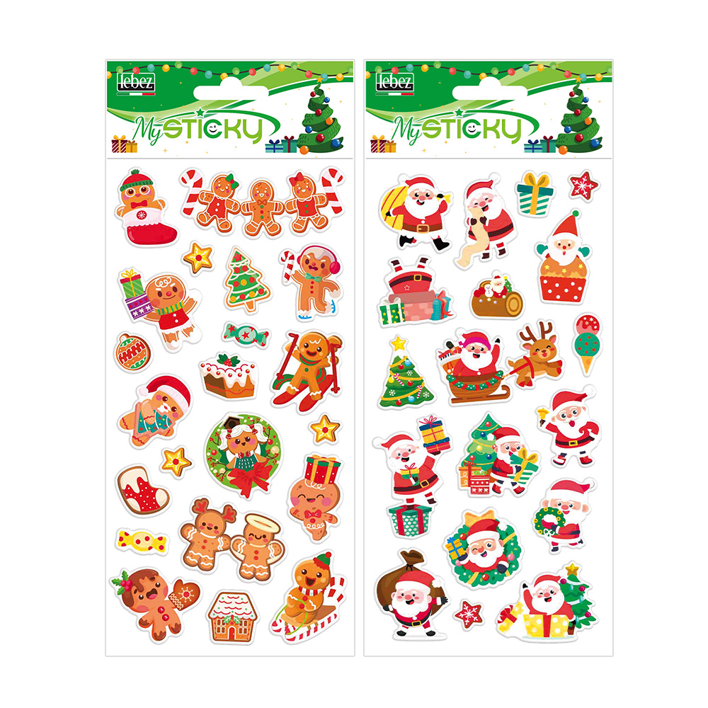 lebez-stickers-natalizi-glitterati-4-soggetti-assortiti image 2
