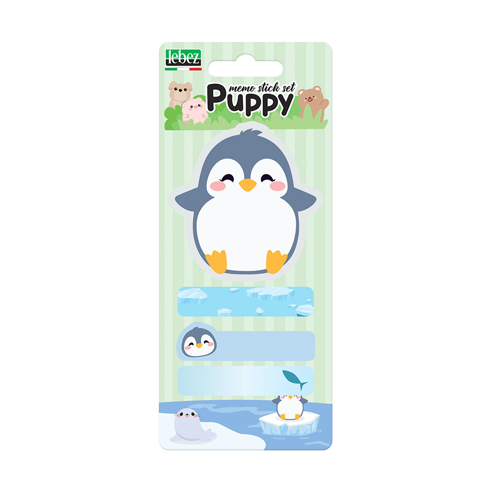 lebez-puppy-set-memostick-20pz-60-segnalibri-6-fantasie image 2