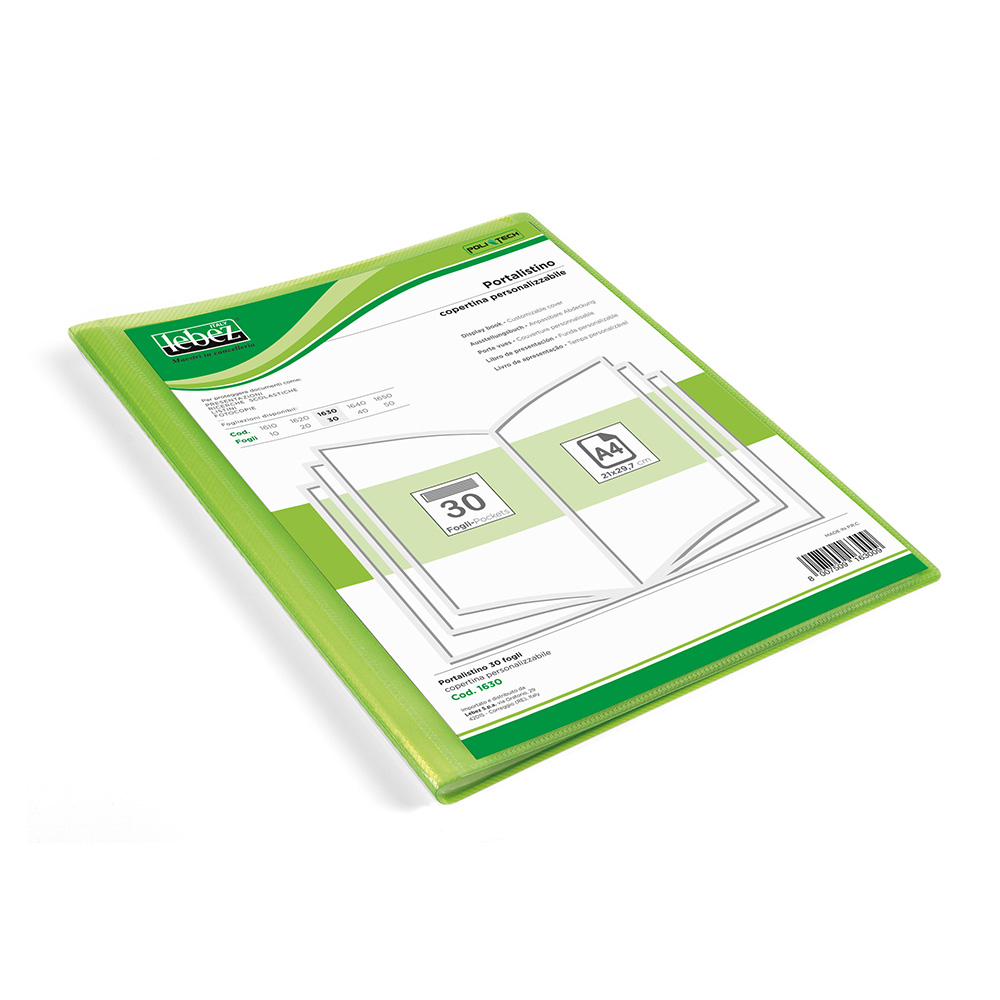 lebez-display-book-a4-50-buste-finitura-rigata image 1