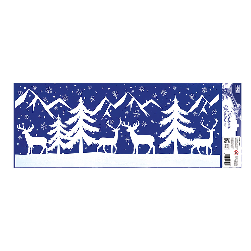 lebez-vetrofanie-bianche-glitterate-65x15-cm-4-soggetti image 1