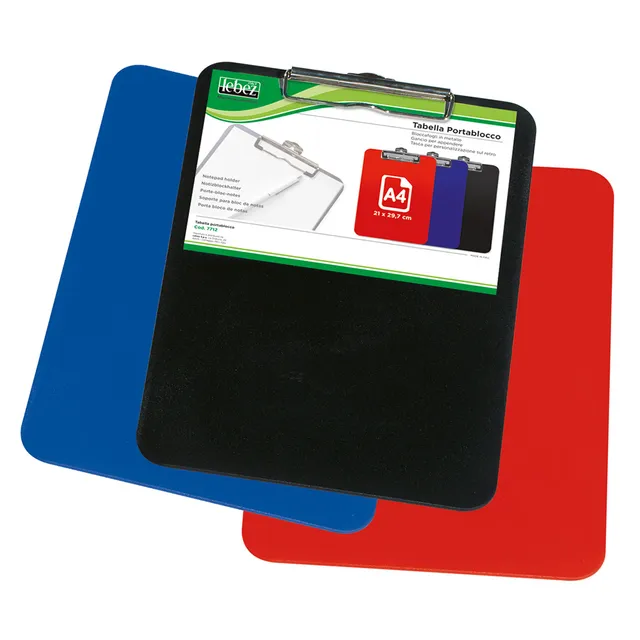 lebez-portablocco-verticale-a4-pvc-23x32-cm-con-clip image 1