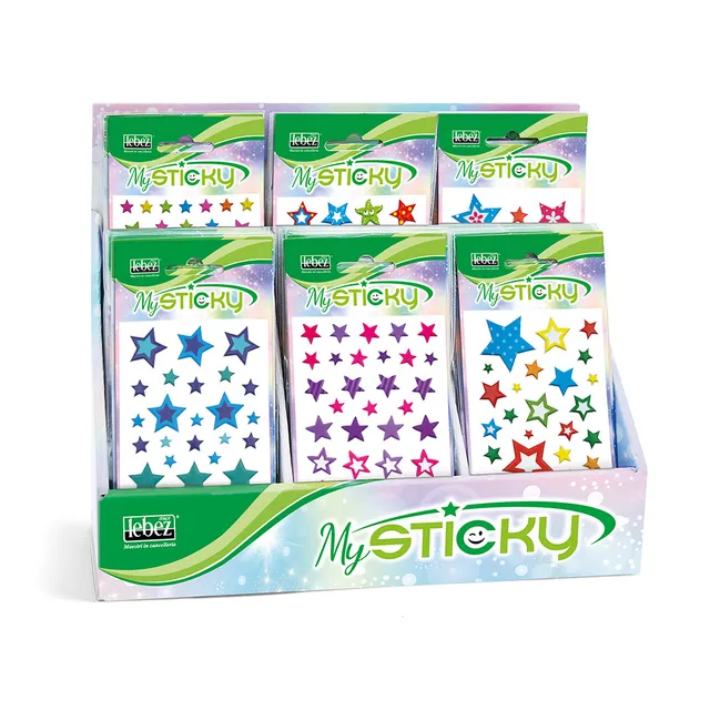 lebez-espositore-stickers-stelle-rilievo-48-buste image 1
