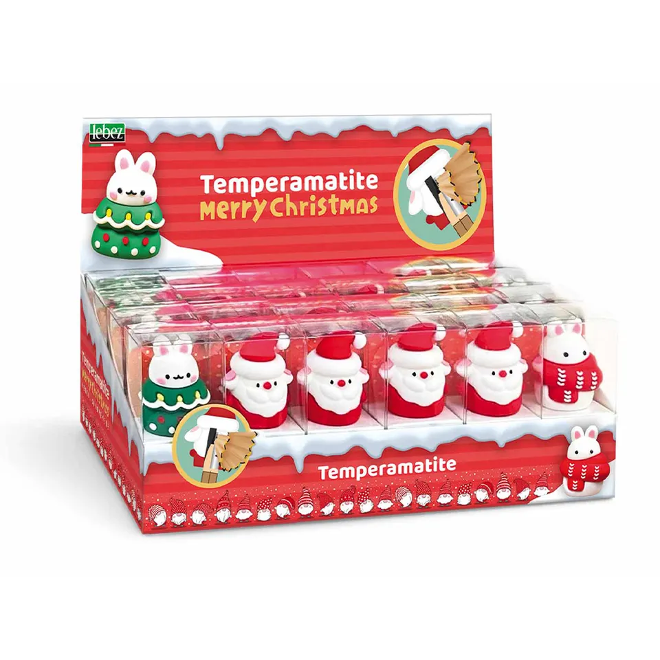 lebez-temperamatite-natale-espositore-24-pezzi image 1