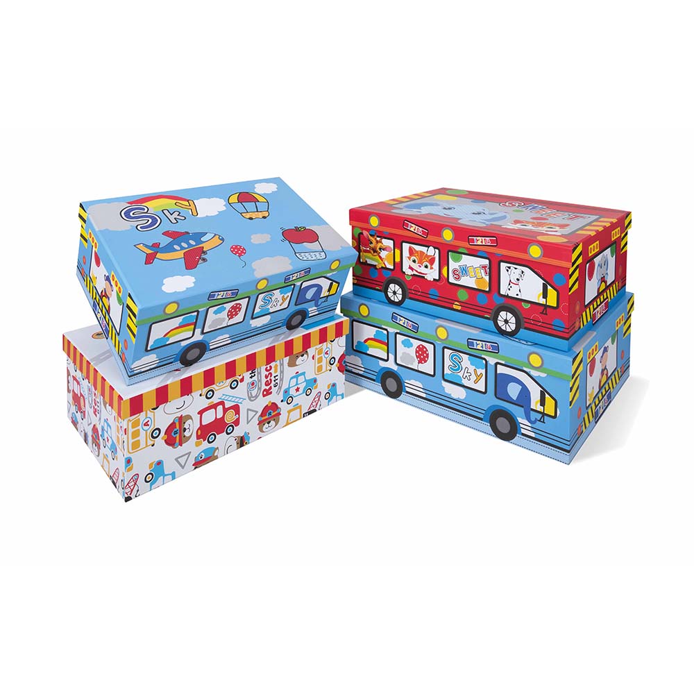 lebez-set-scatole-kids-4-scatole-regalo-in-cartone-plastificato image 1