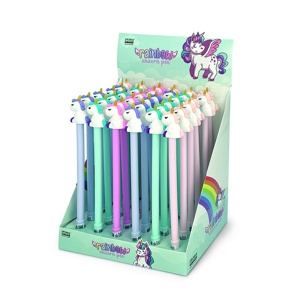lebez-penna-unicorno-rainbow-con-top-fantasia-e-cappuccio image 1