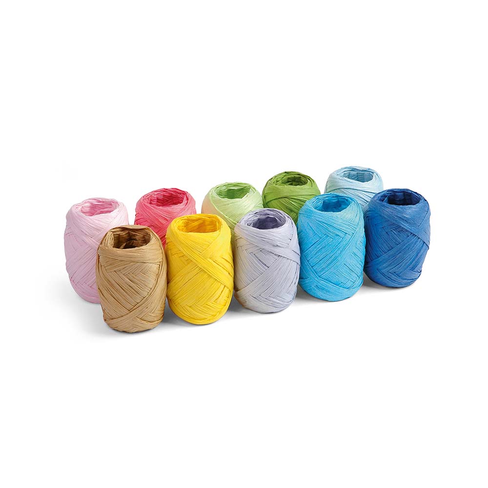 lebez-nastro-rafia-pastel-10-m-rotolo-decorativo image 2