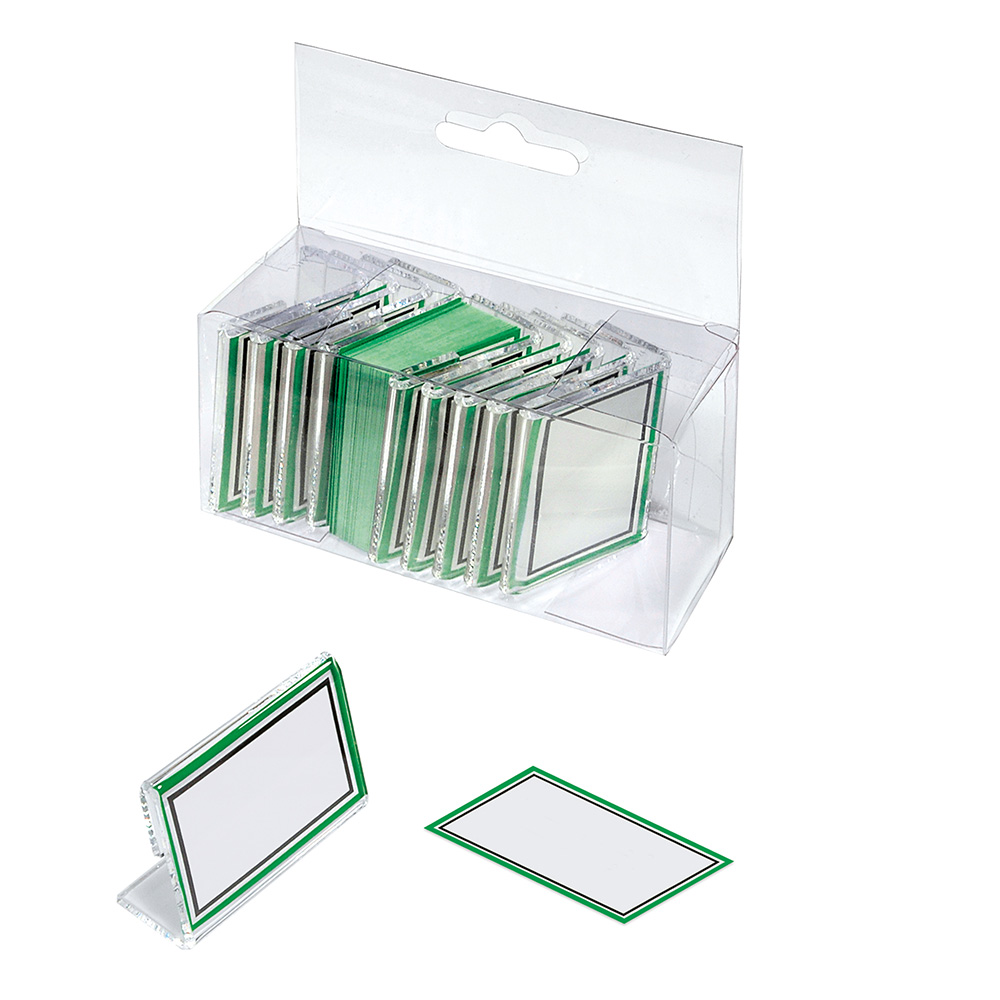 lebez-set-10-targhette-in-acrilico-4-5-x-3-cm-100-cartoncini image 1