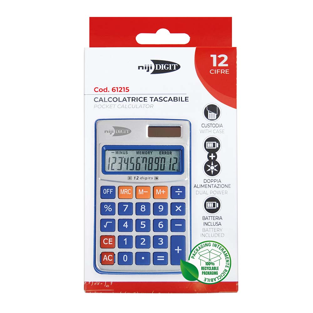 lebez-niji-digit-calcolatrice-tascabile-12-cifre-3 image 1