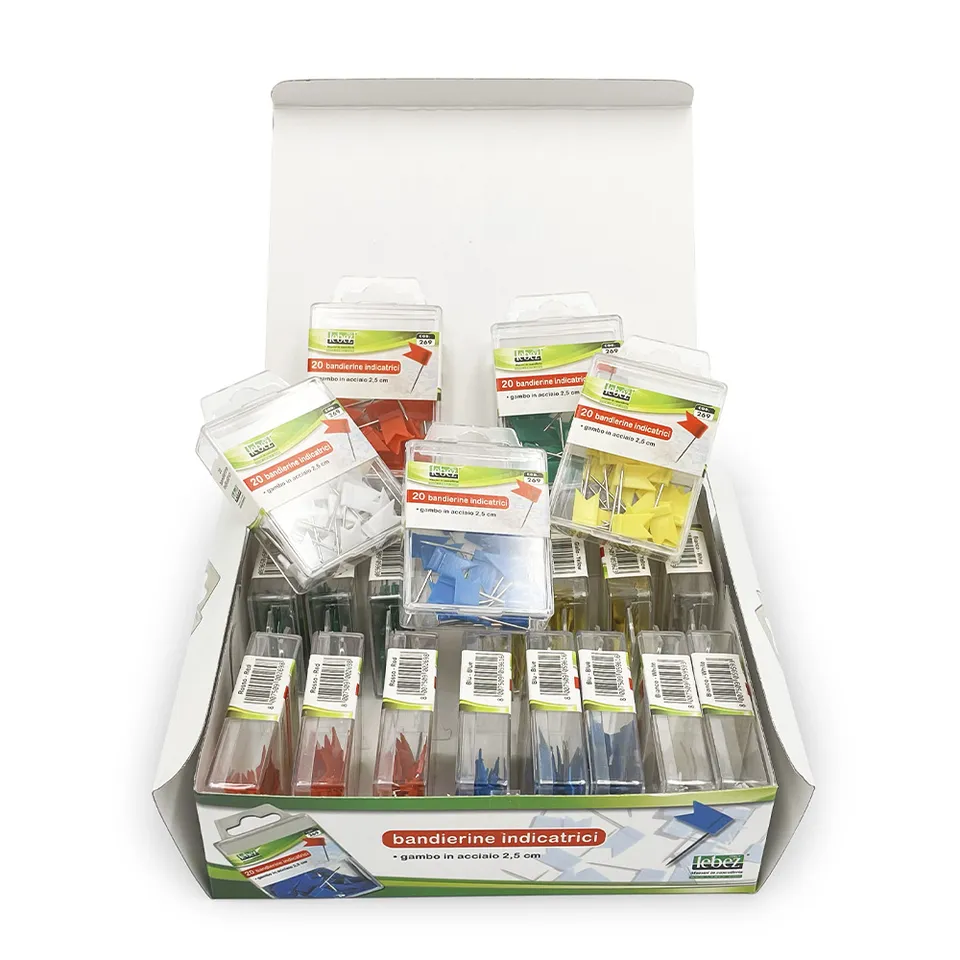 lebez-flag-pins-a-bandierina-2-5-cm-box-20-pezzi image 1