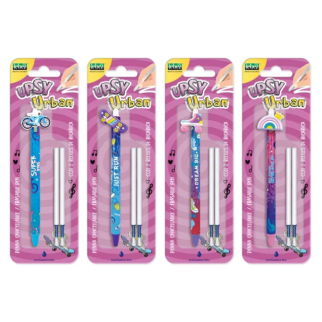 lebez-upsy-urban-penna-cancellabile-a-scatto-blu-2-refill image 1