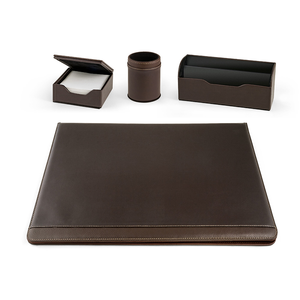 lebez-william-set-scrivania-5-pezzi-in-ecopelle image 1