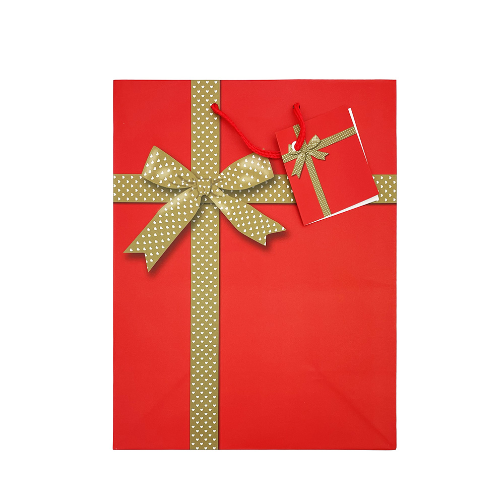 lebez-shopper-merry-christmas-carta-opaca-con-biglietto-auguri image 2