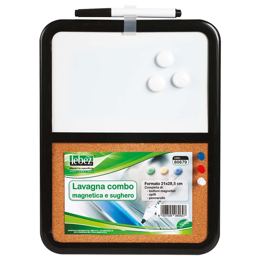 lebez-lavagna-combo-magnetica-sughero-21-x-28-5-cm image 2
