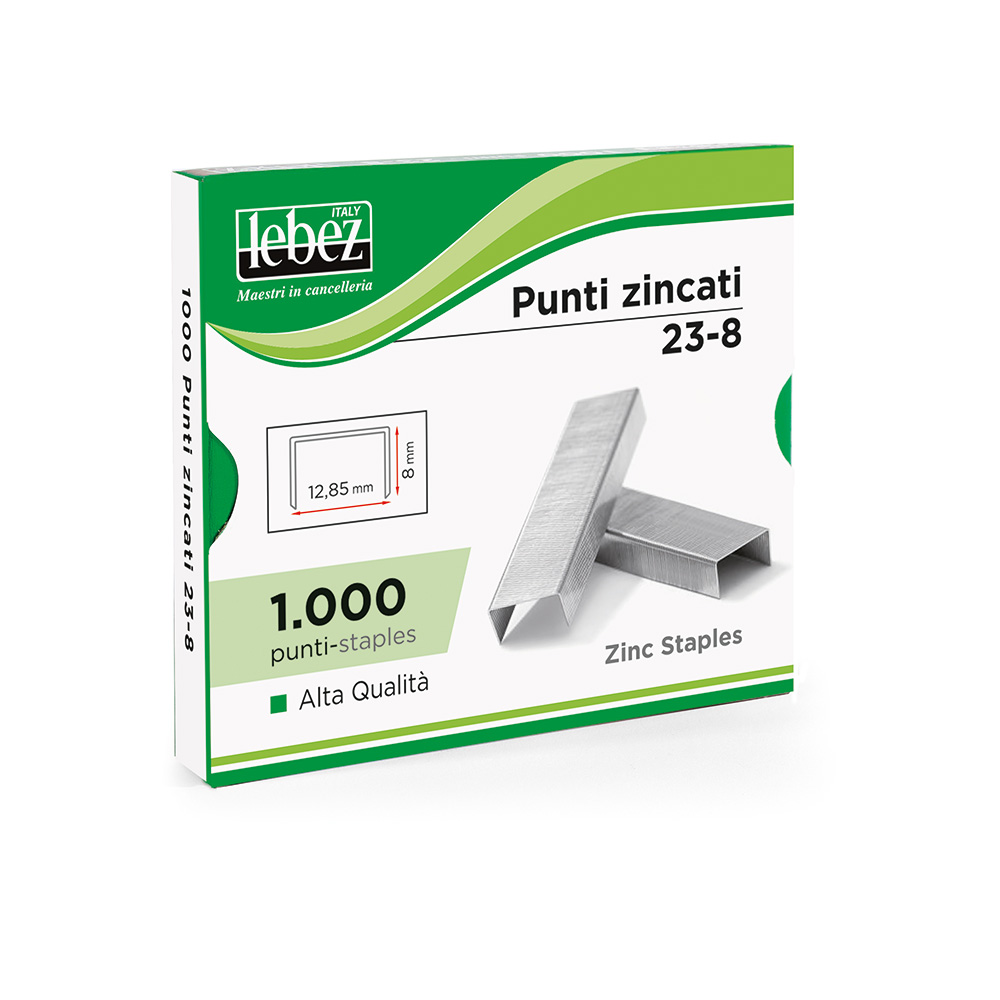 lebez-punti-metallici-zincati-8-mm-scatola-1000-pezzi image 1