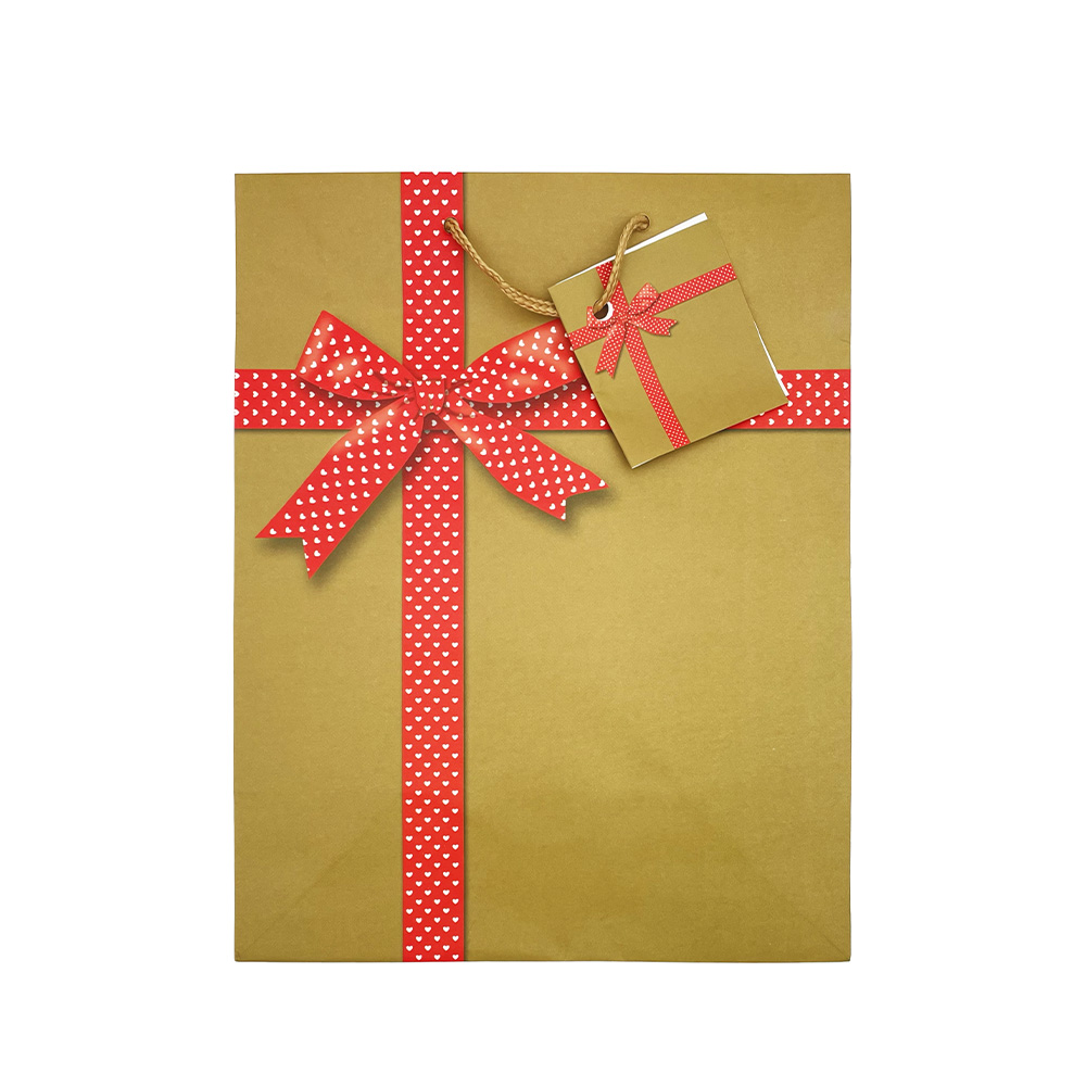 lebez-shopper-merry-christmas-carta-opaca-con-biglietto-auguri image 4