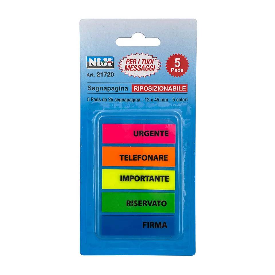 lebez-segnapagina-messaggi-dispenser-5-blocchetti-x-25-fogli image 1