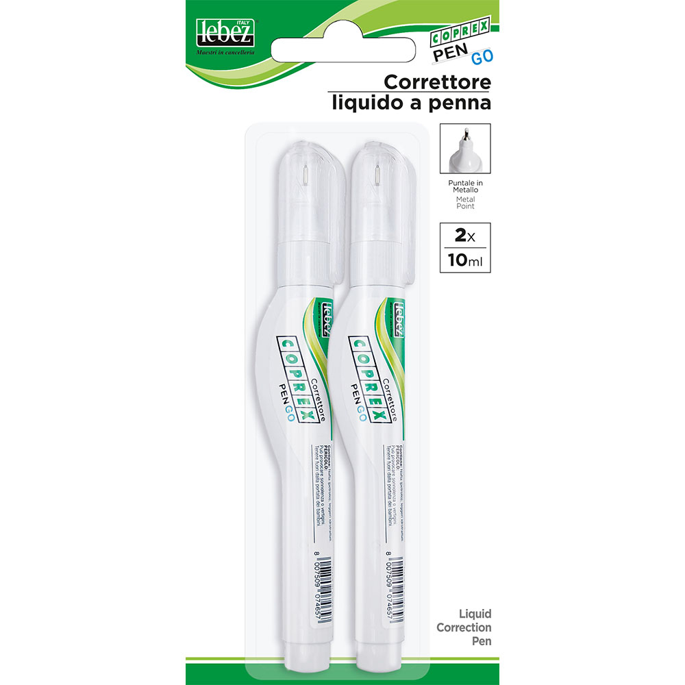 coprex-penna-correttore-a-liquido-10-ml-con-punta-in-metallo-lebez image 2