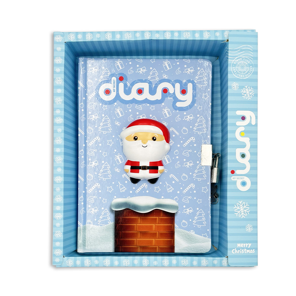 lebez-diario-dei-segreti-christmas-squishy-con-lucchetto image 2