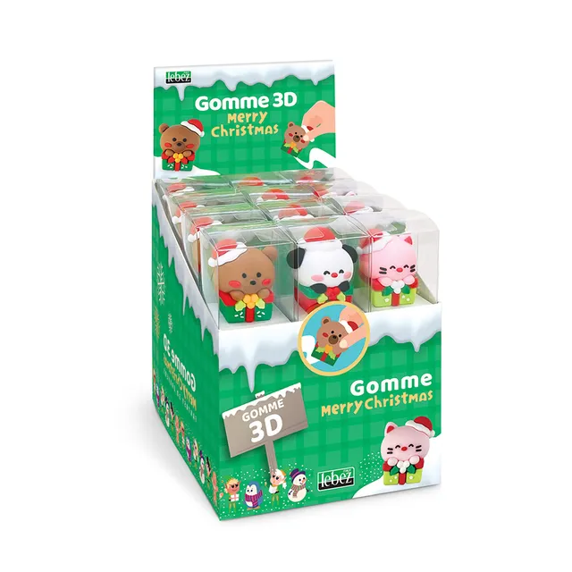 lebez-gomma-3d-christmas-espositore-24-gomme-3-soggetti image 1