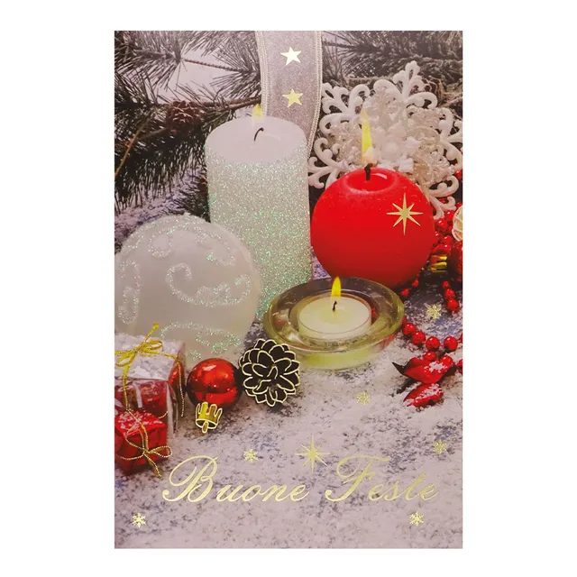 lebez-biglietto-natale-con-tasca-portabanconote-glitter image 1