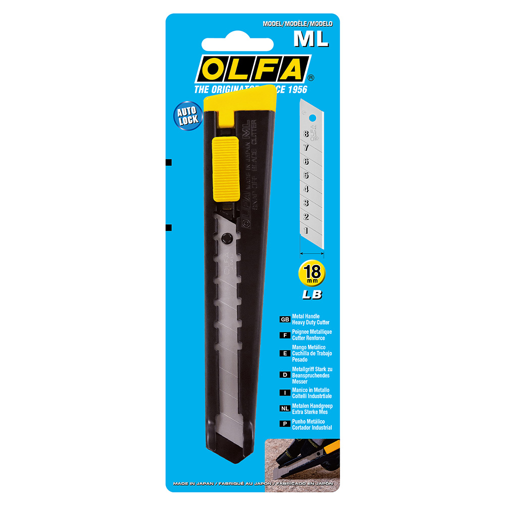 olfa-cutter-bloccalama-18-mm-corpo-in-metallo-lebez image 1