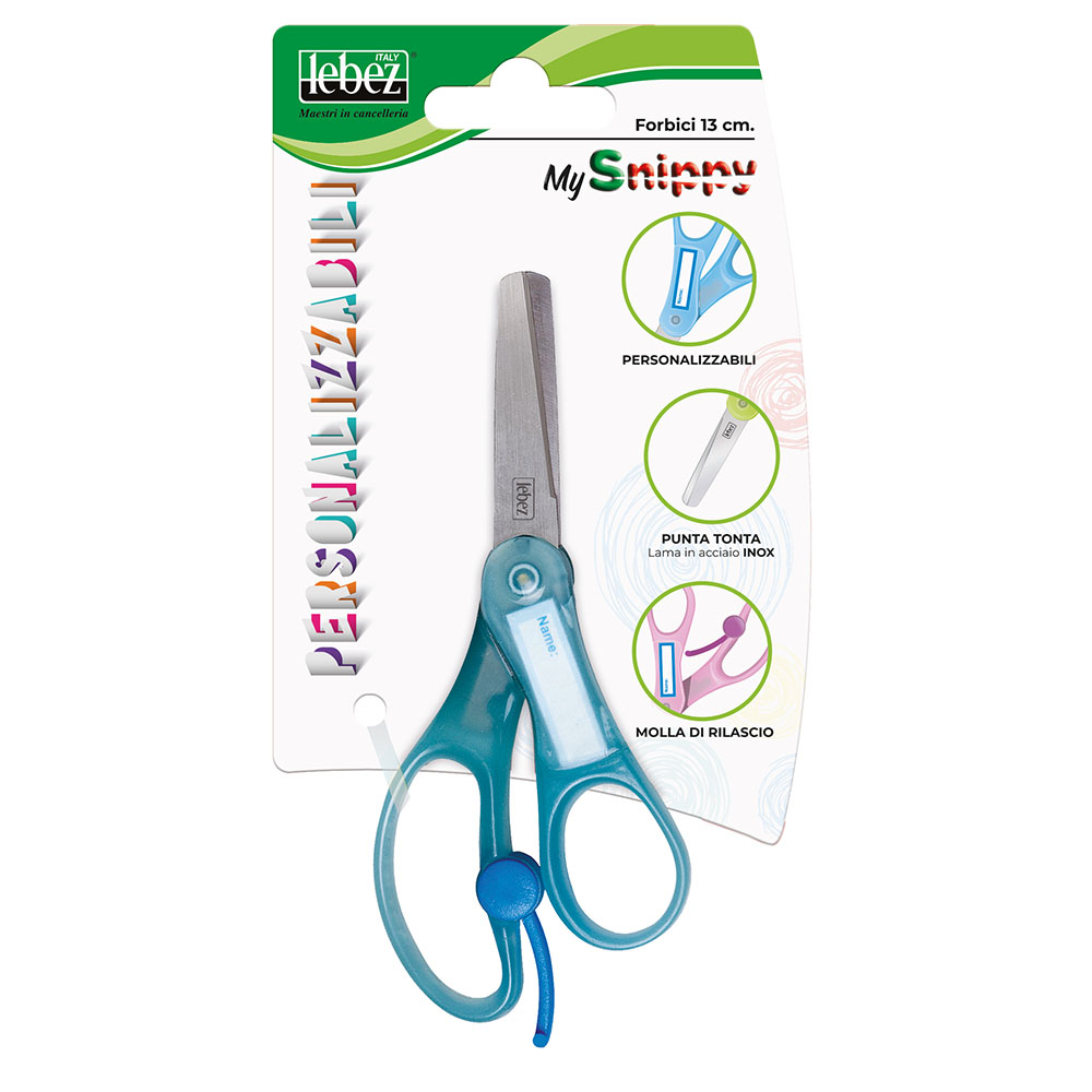 lebez-forbici-13-cm-sforzo-ridotto-lama-inox-con-portanome image 2