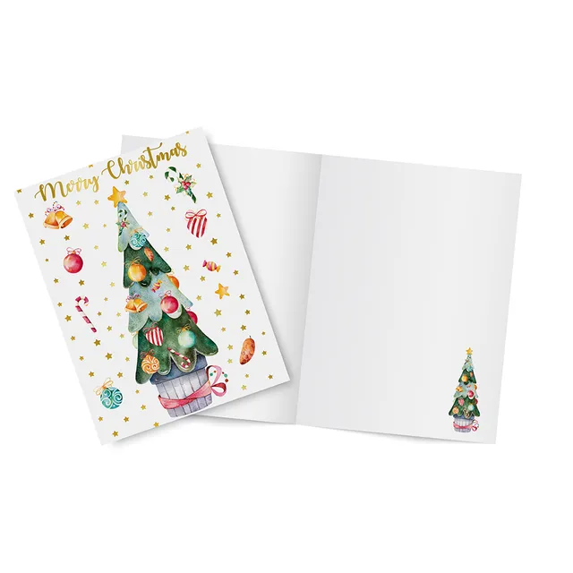 lebez-biglietto-natale-con-dettagli-dorati-e-busta-2 image 1