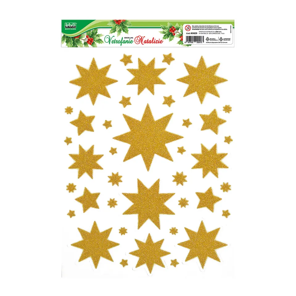 lebez-christmas-window-stickers-glitterati-20x27-cm image 1