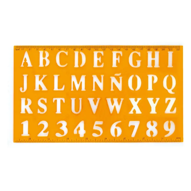 lebez-stencil-maxi-normografo-font-altezza-2-cm image 1