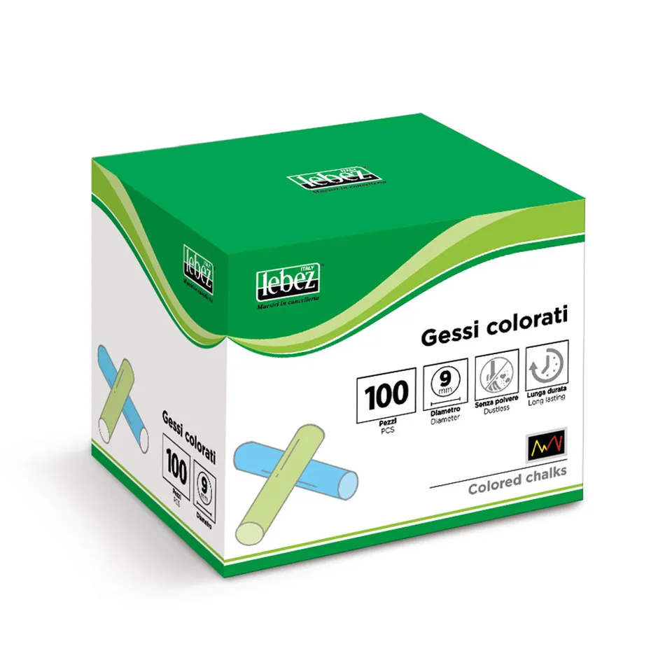 lebez-gessi-colorati-9-mm-scatola-da-100-pezzi image 1