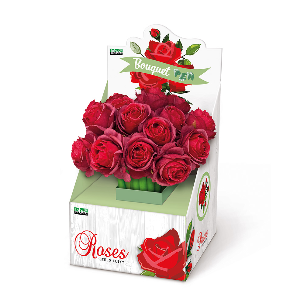 lebez-penna-flexi-red-roses-con-top-fiore-in-tessuto image 1